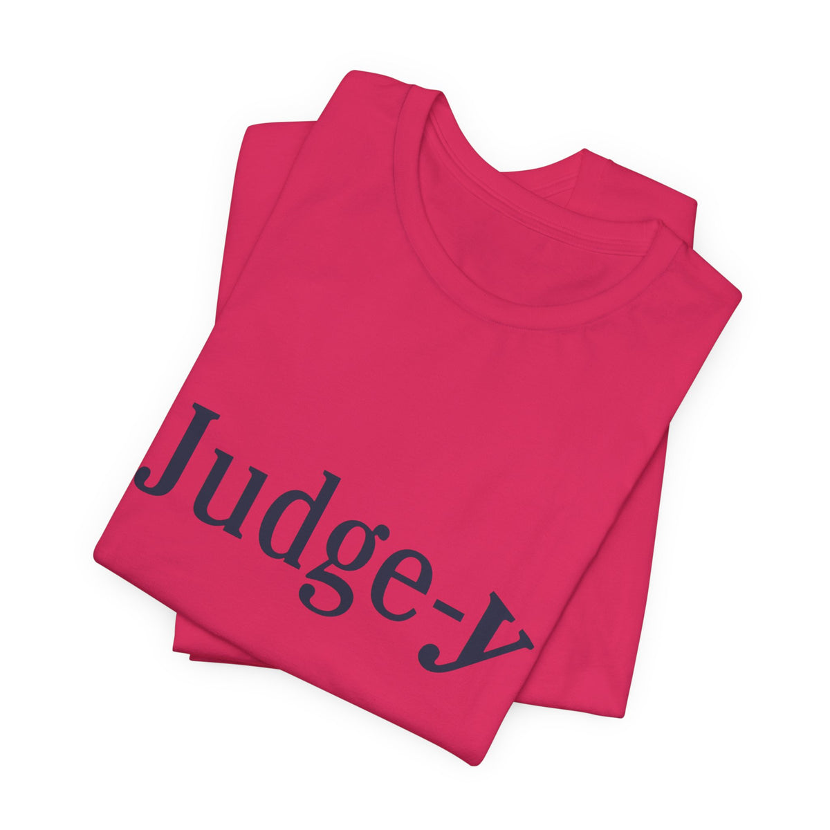 Judge-y Logo Unisex Jersey Short Sleeve Tee