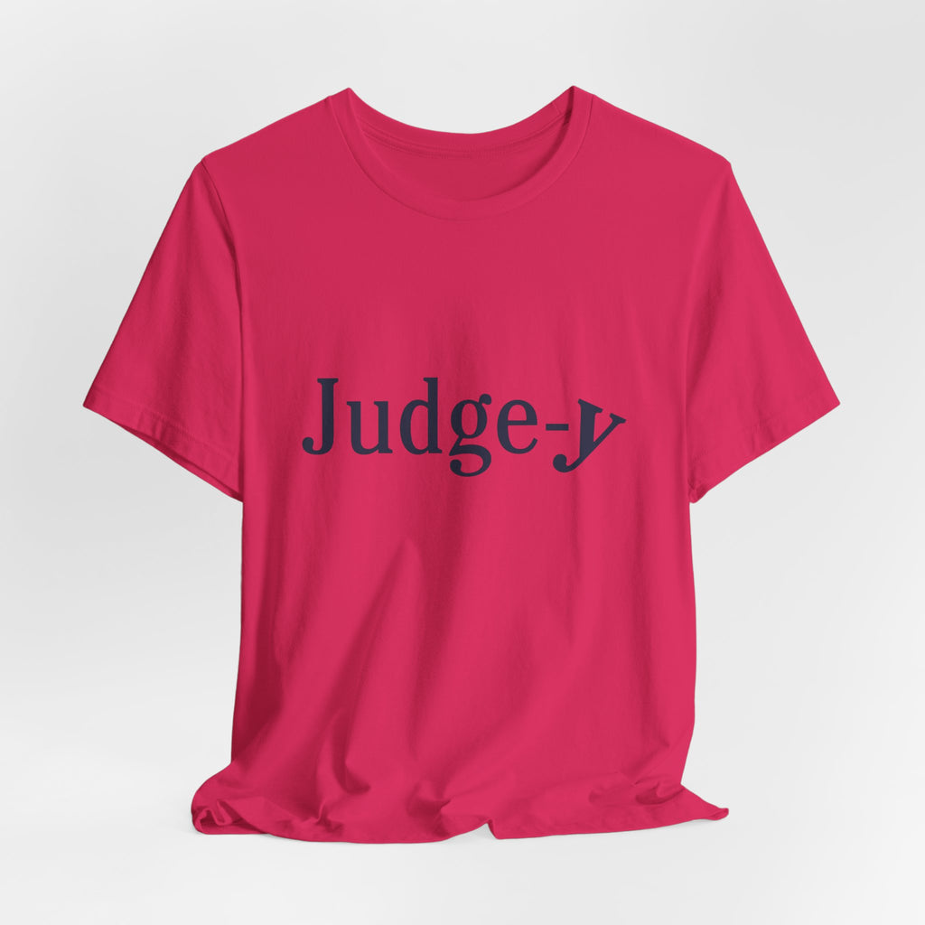 Judge-y Logo Unisex Jersey Short Sleeve Tee