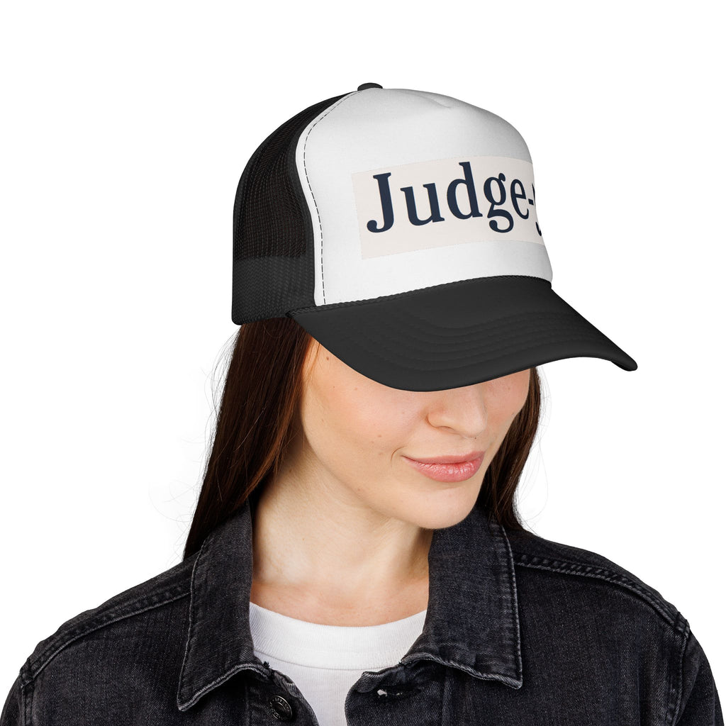 Judge-y Logo Trucker Caps
