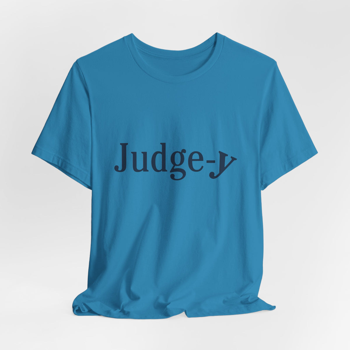 Judge-y Logo Unisex Jersey Short Sleeve Tee