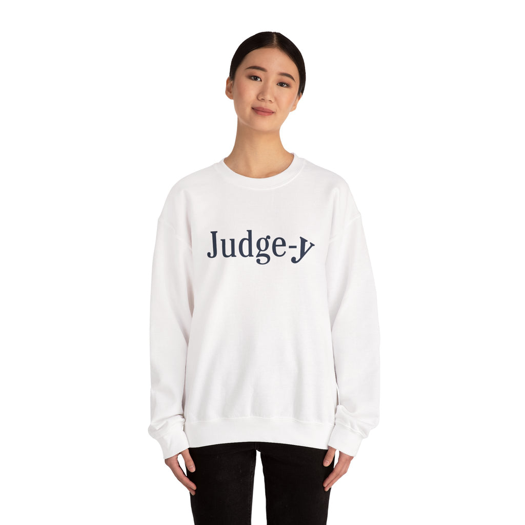 Judge-y Logo Unisex Heavy Blend™ Crewneck Sweatshirt