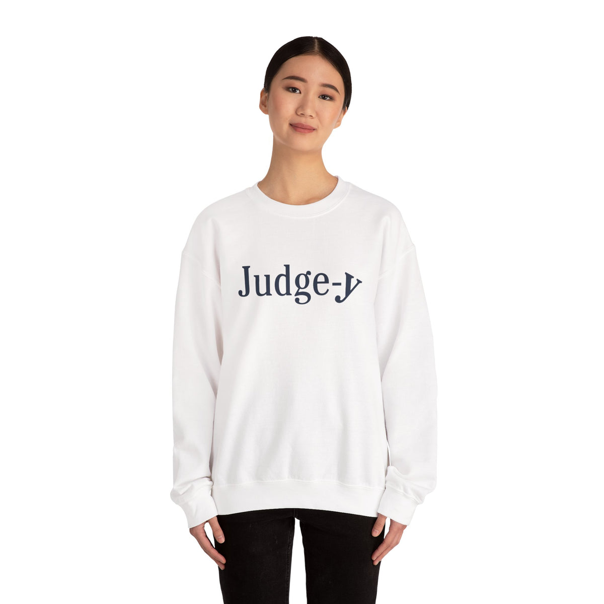 Judge-y Logo Unisex Heavy Blend™ Crewneck Sweatshirt