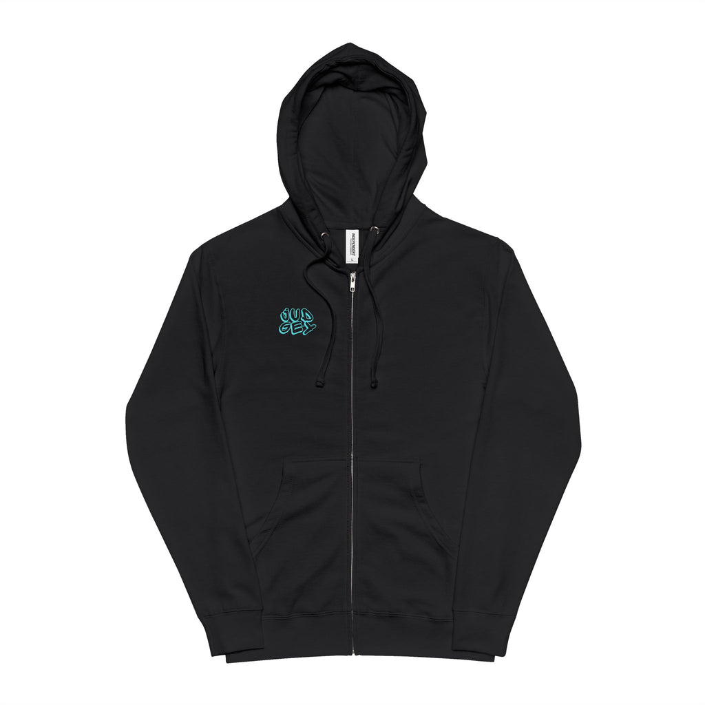 Judge-y Tag Unisex Fleece Zip Up Hoodie