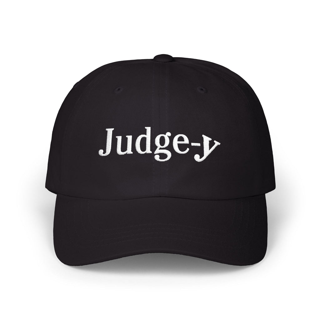 Judge-y Embroidered Cap