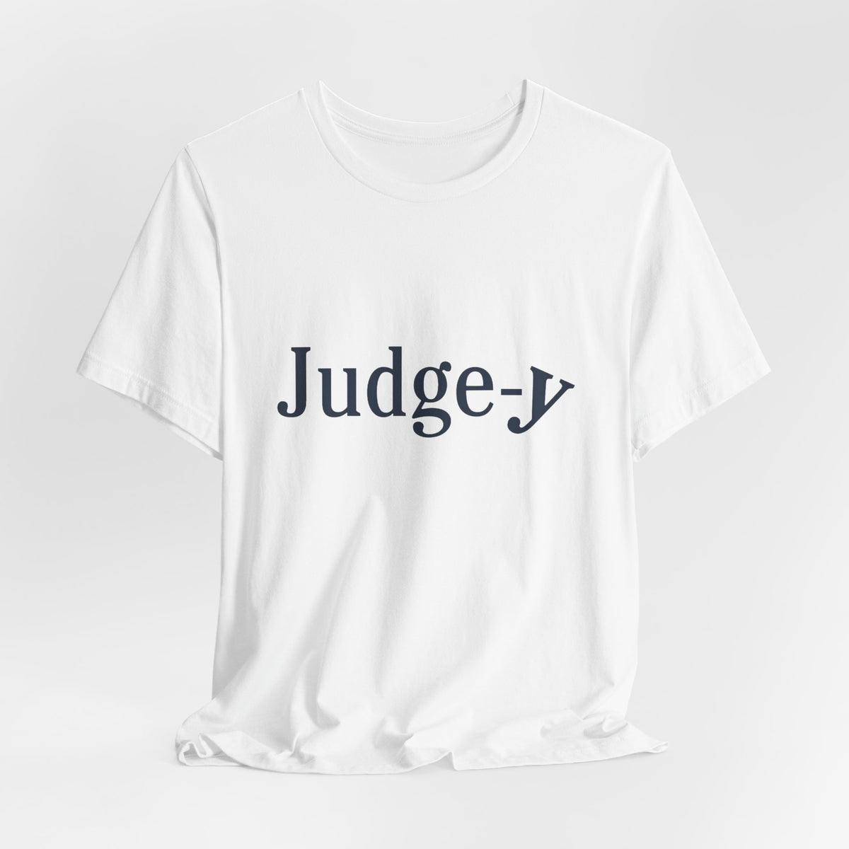 Judge-y Logo Unisex Jersey Short Sleeve Tee