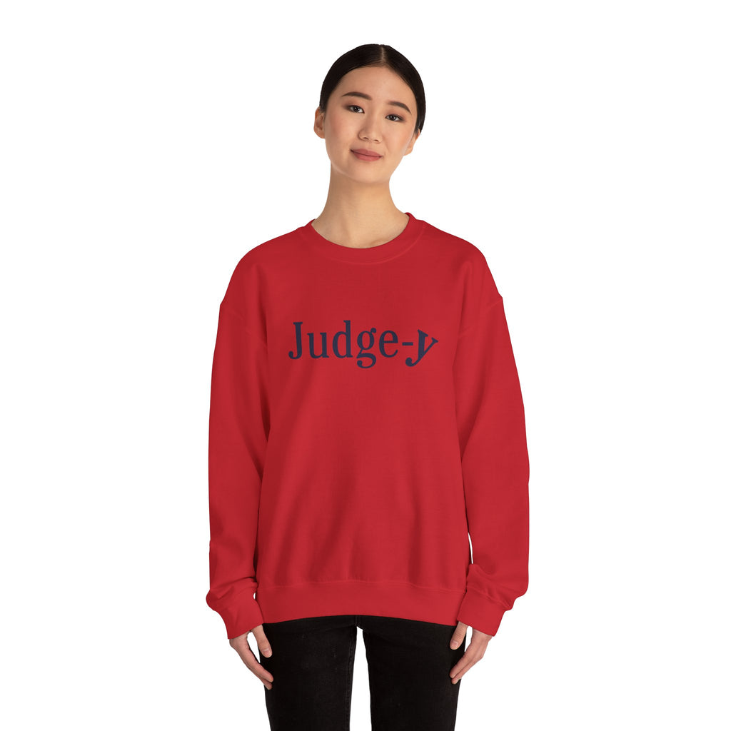 Judge-y Logo Unisex Heavy Blend™ Crewneck Sweatshirt