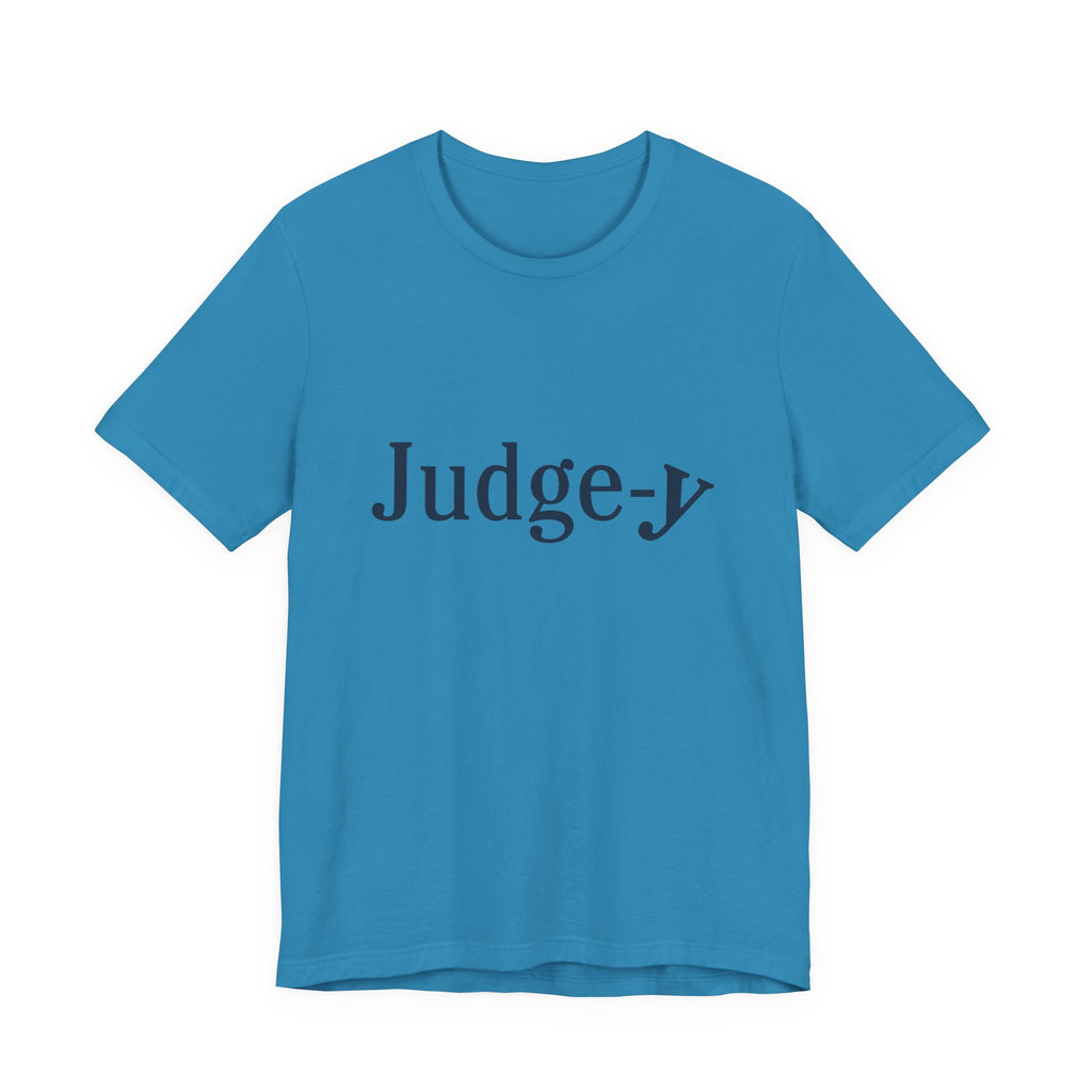 Judge-y Logo Unisex Jersey Short Sleeve Tee