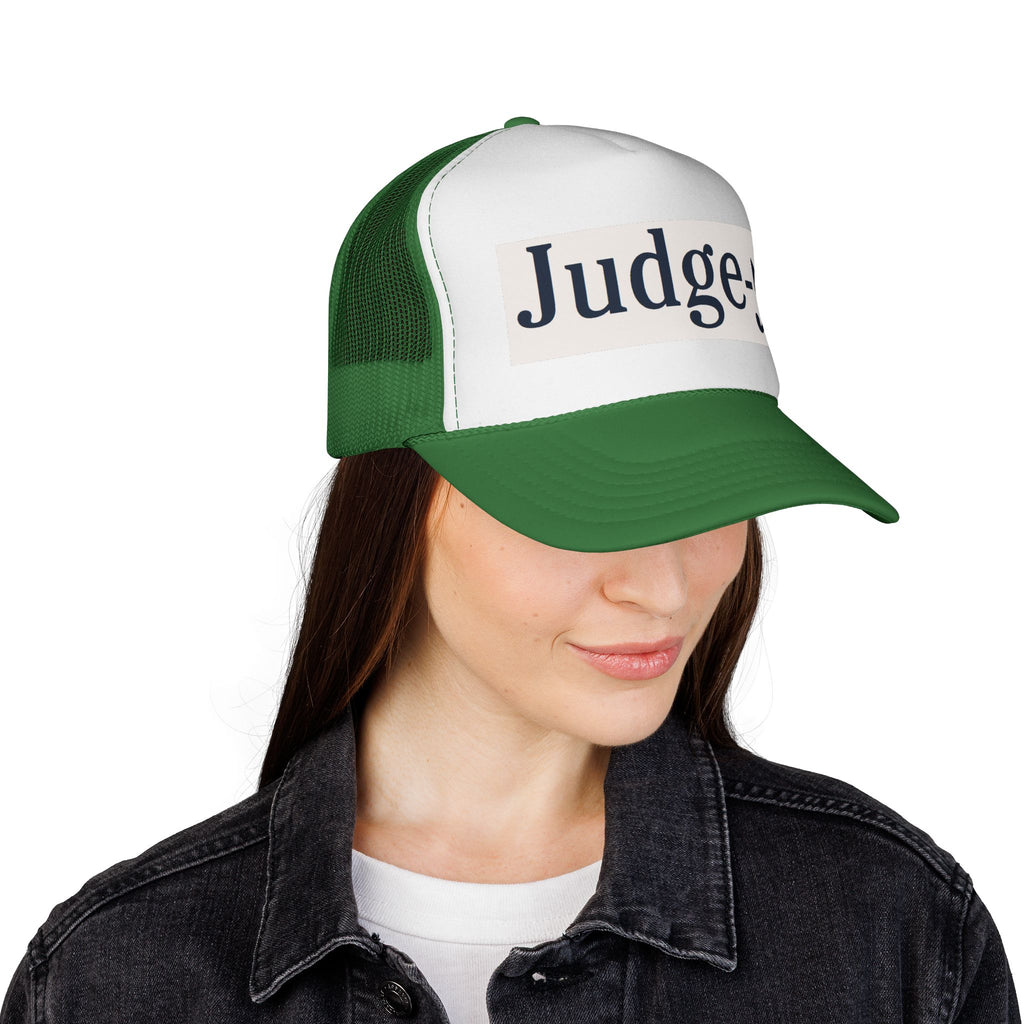 Judge-y Logo Trucker Caps