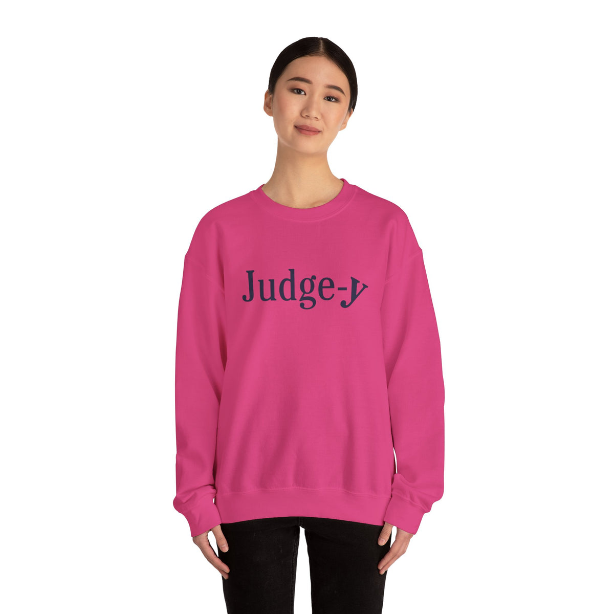 Judge-y Logo Unisex Heavy Blend™ Crewneck Sweatshirt