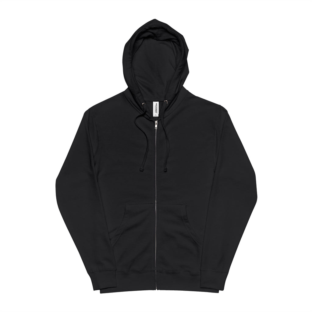 Judge-y Logo Unisex Fleece Zip Up Hoodie