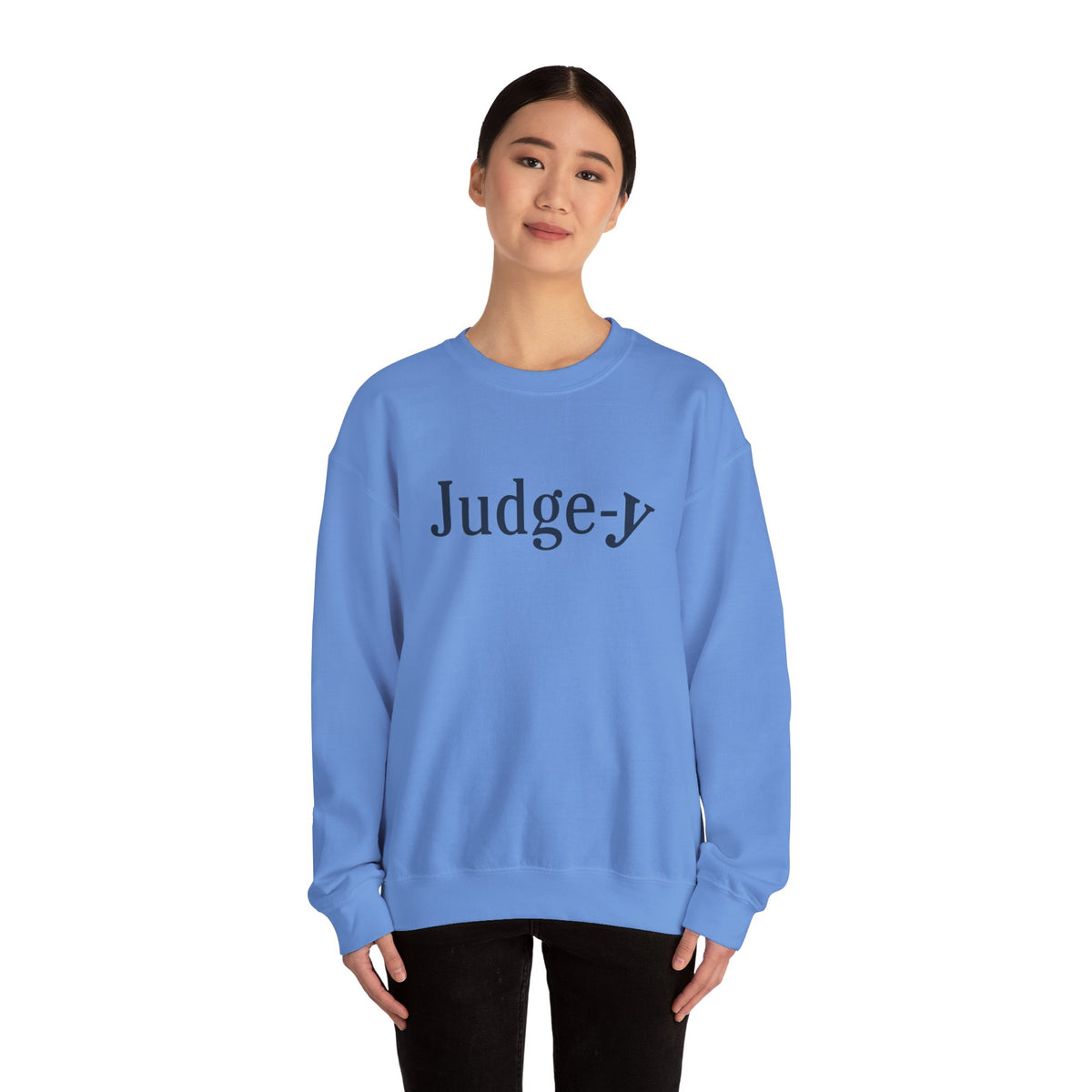 Judge-y Logo Unisex Heavy Blend™ Crewneck Sweatshirt