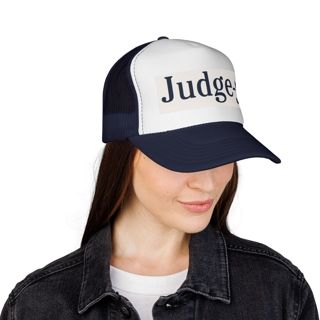 Judge-y Logo Trucker Caps
