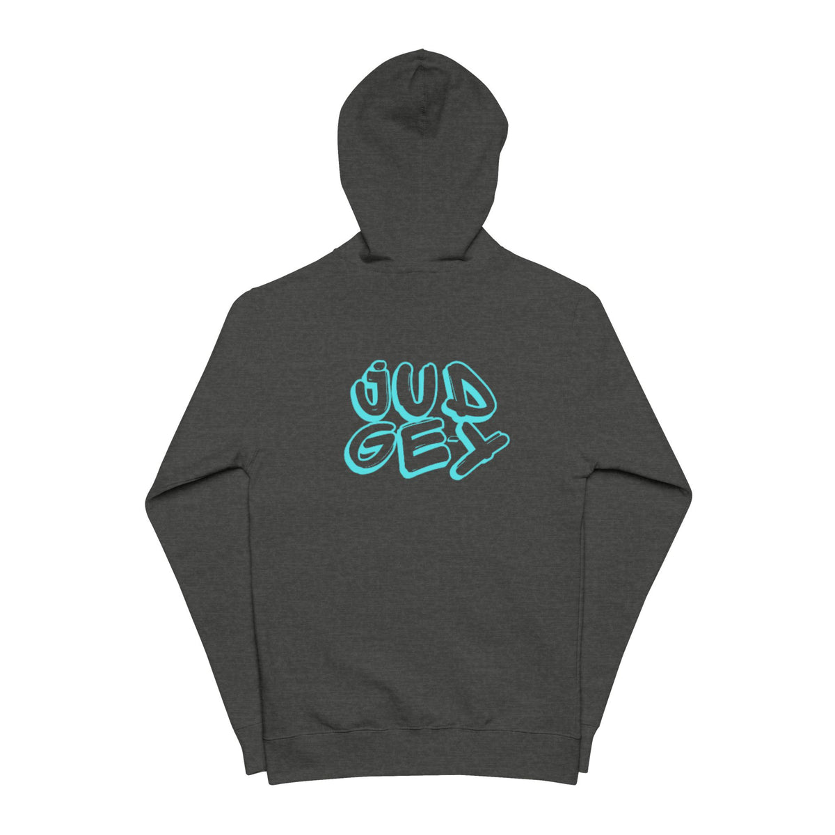 Judge-y Tag Unisex Fleece Zip Up Hoodie
