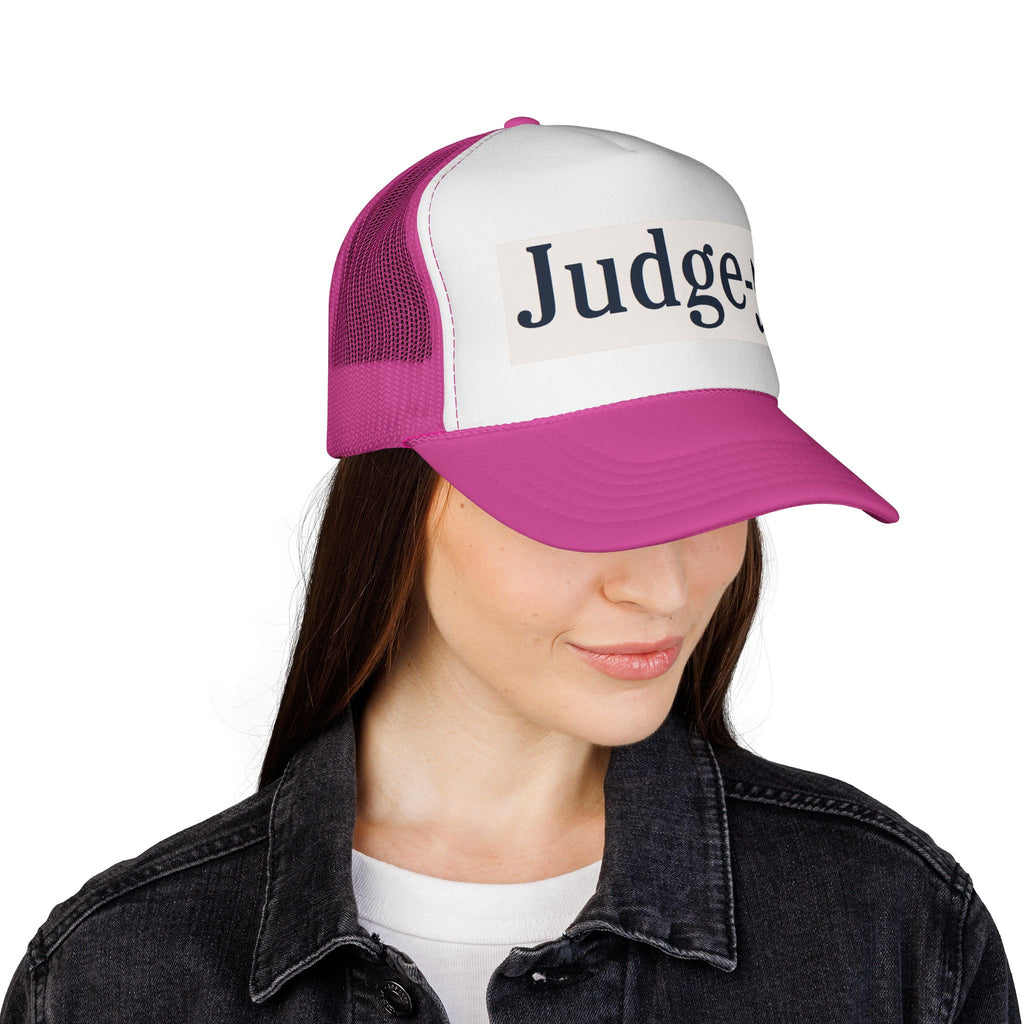 Judge-y Logo Trucker Caps