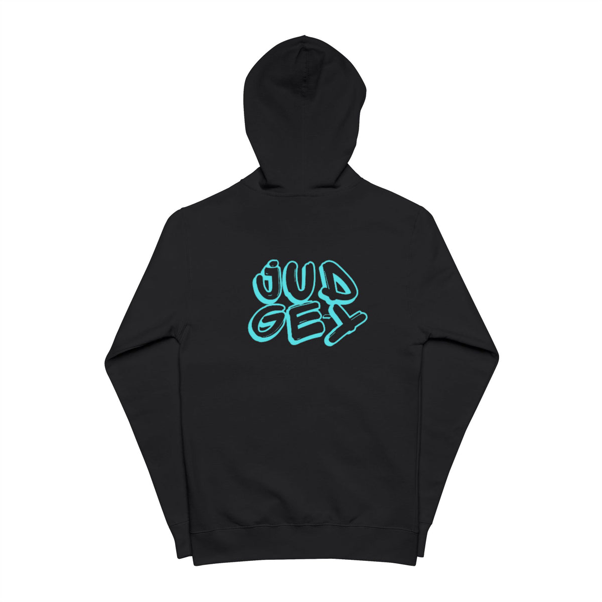 Judge-y Tag Unisex Fleece Zip Up Hoodie