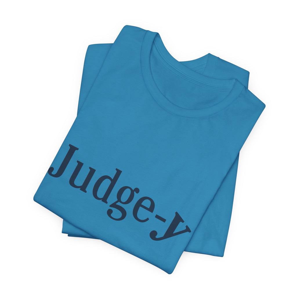 Judge-y Logo Unisex Jersey Short Sleeve Tee